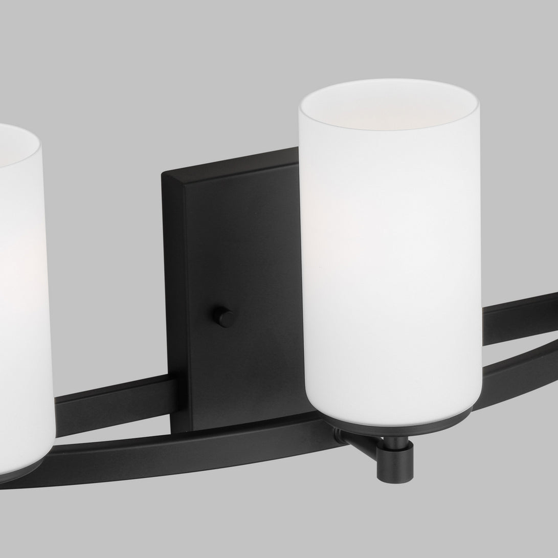Generation Lighting - 4424603-112 - Three Light Wall / Bath - Alturas - Midnight Black