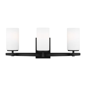 Generation Lighting. - 4424603-112 - Three Light Wall / Bath - Alturas - Midnight Black