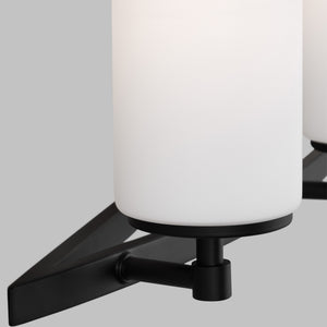 Generation Lighting. - 4424604EN3-112 - Four Light Wall / Bath - Alturas - Midnight Black