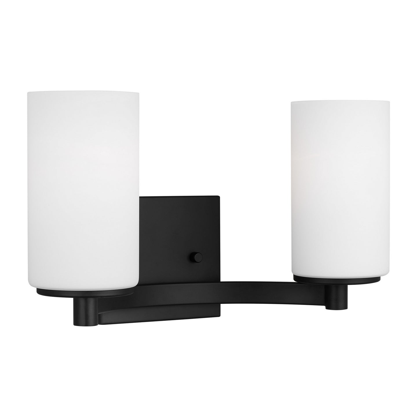 Generation Lighting - 4439102-112 - Two Light Wall / Bath - Hettinger - Midnight Black