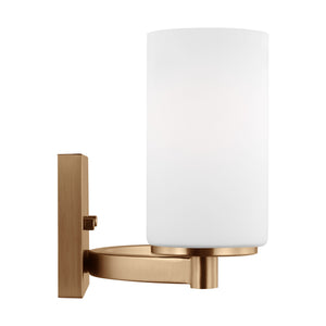 Generation Lighting. - 4439102-848 - Two Light Wall / Bath - Hettinger - Satin Brass