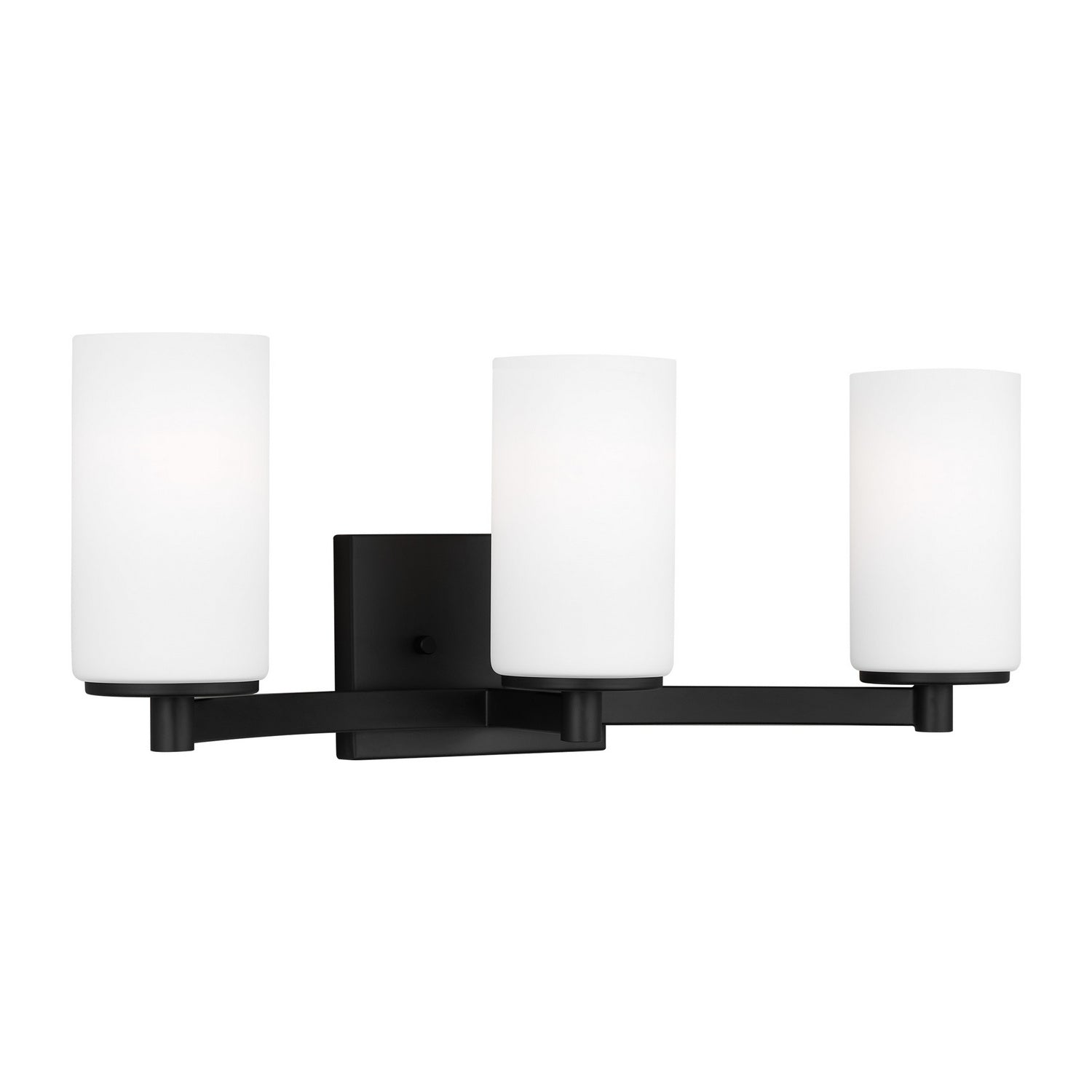 Generation Lighting. - 4439103-112 - Three Light Wall / Bath - Hettinger - Midnight Black