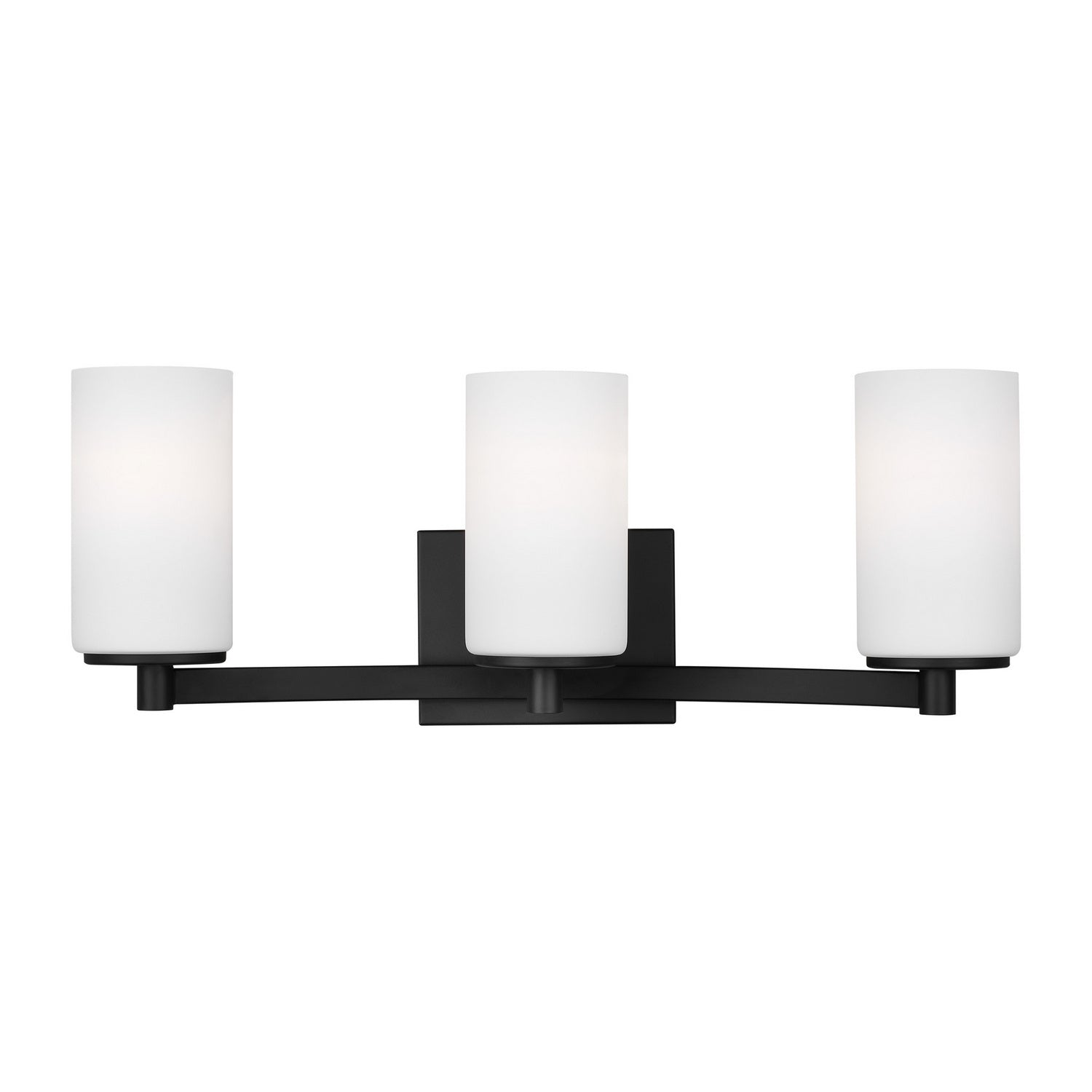 Generation Lighting. - 4439103EN3-112 - Three Light Wall / Bath - Hettinger - Midnight Black