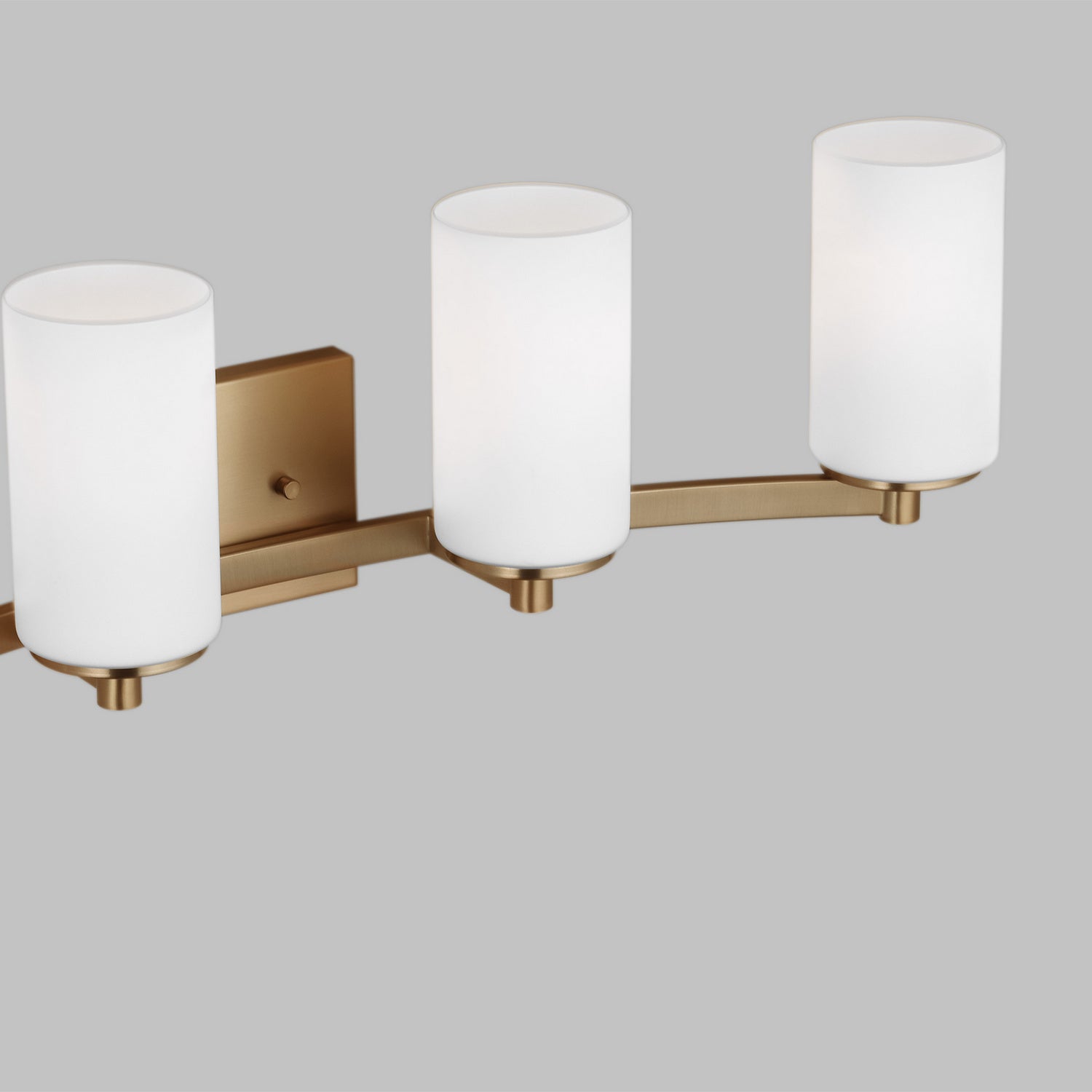 Generation Lighting. - 4439104-848 - Four Light Wall / Bath - Hettinger - Satin Brass