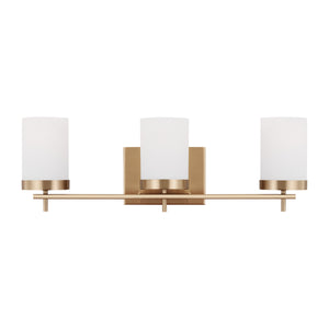 Visual Comfort Studio - 4490303-848 - Three Light Bath - Zire - Satin Brass