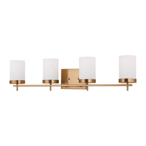 Visual Comfort Studio - 4490304-848 - Four Light Bath - Zire - Satin Brass