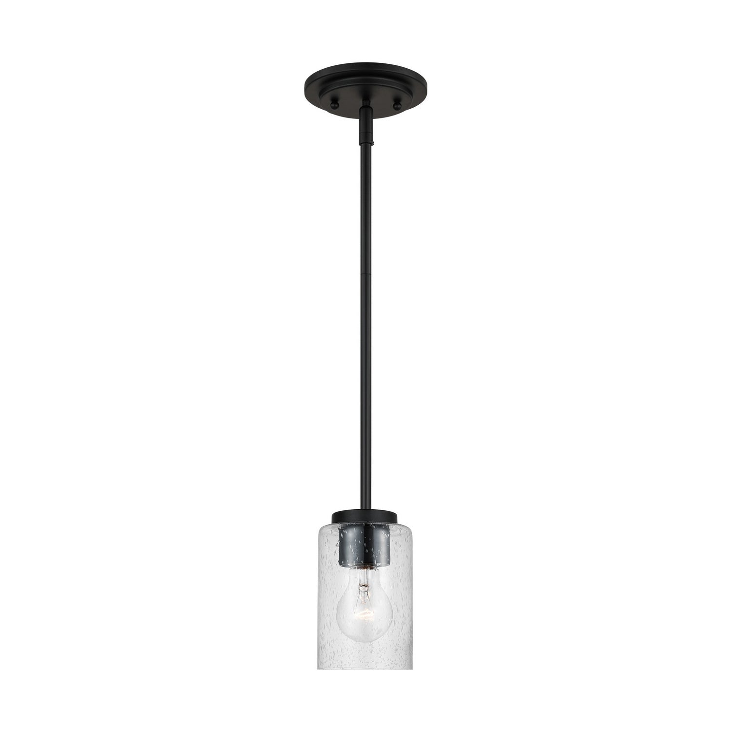 Generation Lighting. - 61170-112 - One Light Mini-Pendant - Oslo - Midnight Black