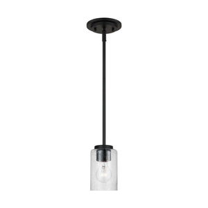 Generation Lighting. - 61170-112 - One Light Mini-Pendant - Oslo - Midnight Black