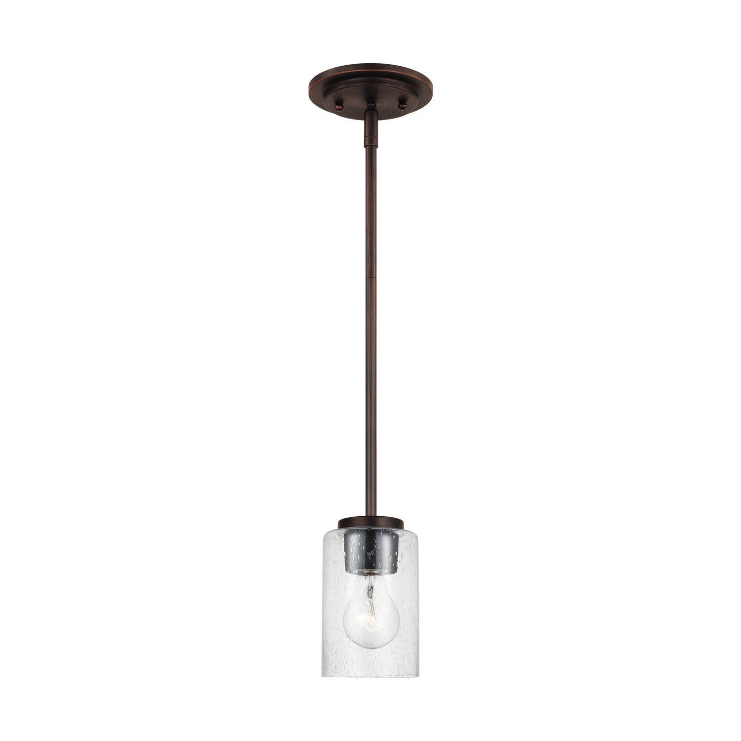 Generation Lighting. - 61170-710 - One Light Mini-Pendant - Oslo - Bronze