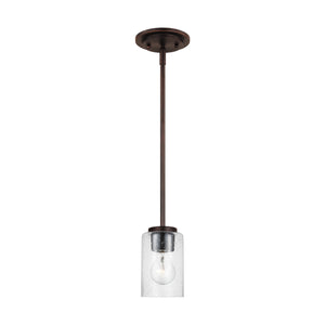 Generation Lighting. - 61170-710 - One Light Mini-Pendant - Oslo - Bronze