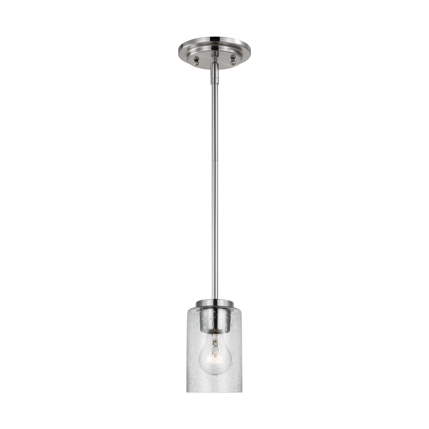 Generation Lighting. - 61170-962 - One Light Mini-Pendant - Oslo - Brushed Nickel