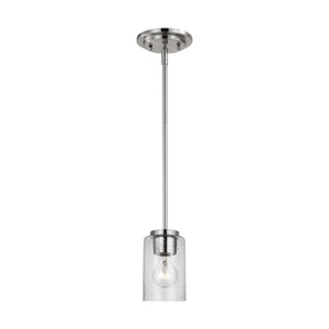 Generation Lighting. - 61170-962 - One Light Mini-Pendant - Oslo - Brushed Nickel