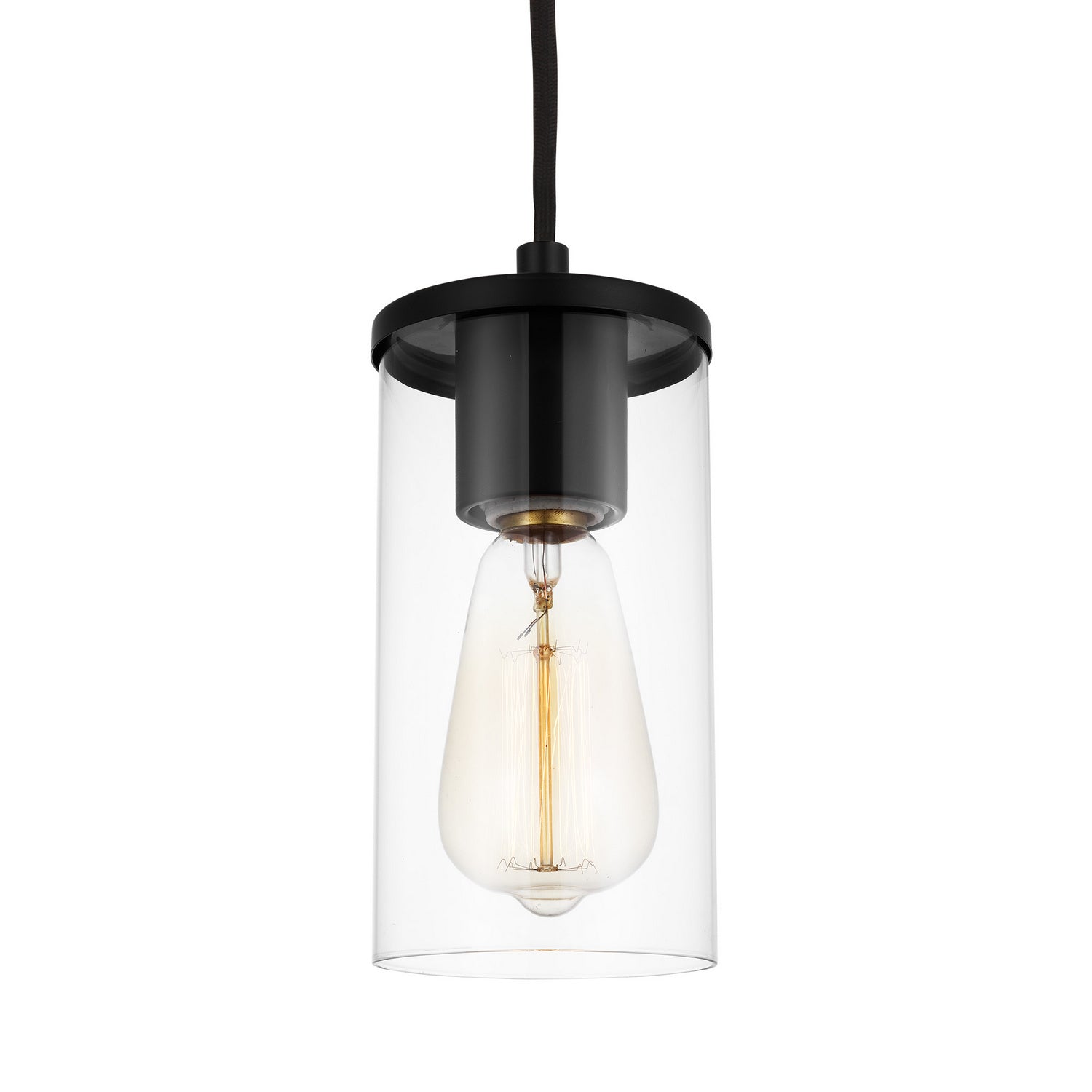 Visual Comfort Studio - 6190301-112 - One Light Mini-Pendant - Zire - Midnight Black