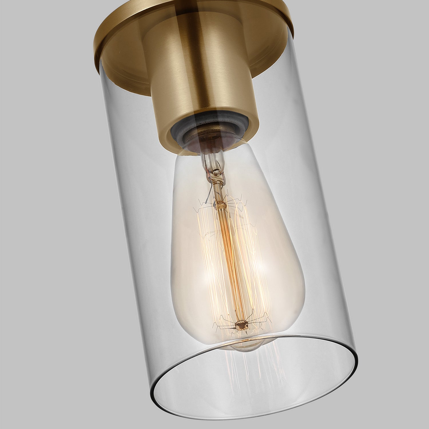 Visual Comfort Studio - 6190301-848 - One Light Mini-Pendant - Zire - Satin Brass