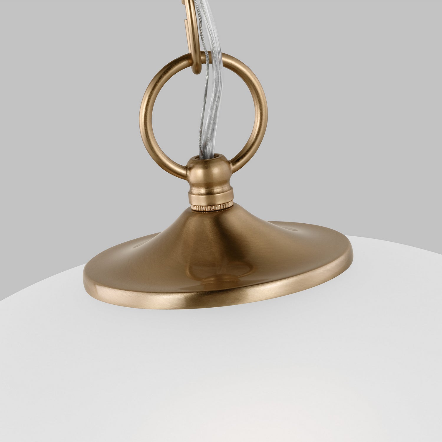 Generation Lighting. - 6516501-848 - One Light Pendant - Geary - Satin Brass