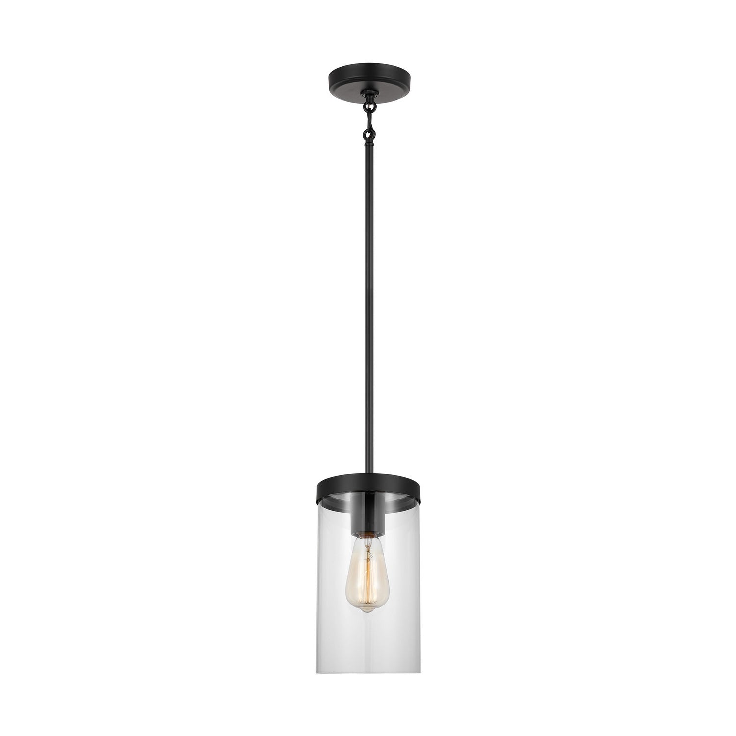 Visual Comfort Studio - 6590301-112 - One Light Pendant - Zire - Midnight Black