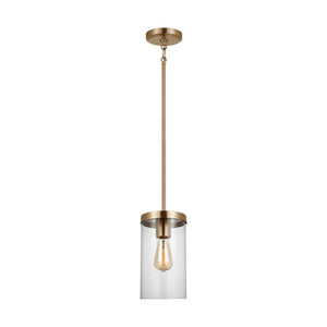 Visual Comfort Studio - 6590301-848 - One Light Pendant - Zire - Satin Brass