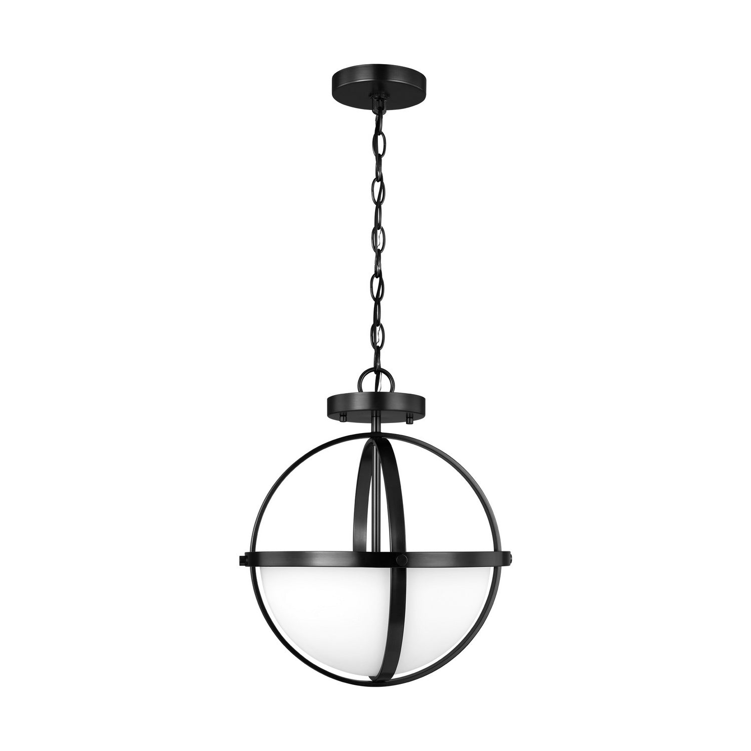 Generation Lighting. - 6624603EN3-112 - Three Light Pendant - Alturas - Midnight Black