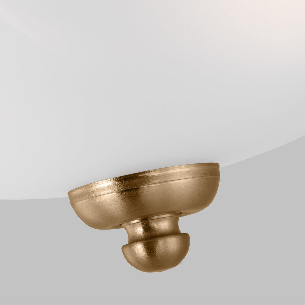 Generation Lighting - 77064-848 - Two Light Flush Mount - Geary - Satin Brass