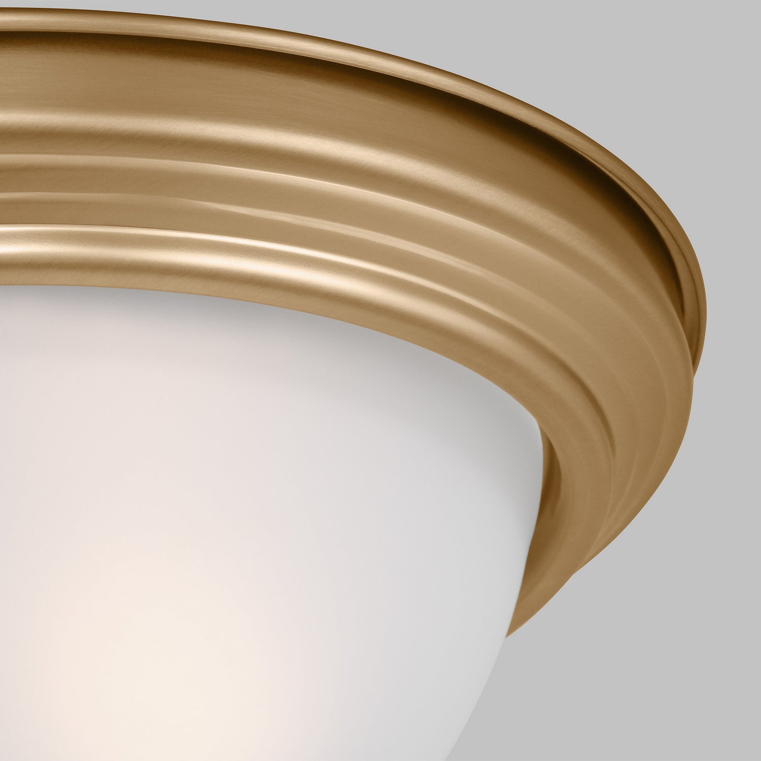 Generation Lighting. - 77064-848 - Two Light Flush Mount - Geary - Satin Brass