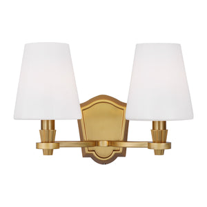 Visual Comfort Studio - AV1002BBS - Two Light Vanity - Paisley - Burnished Brass