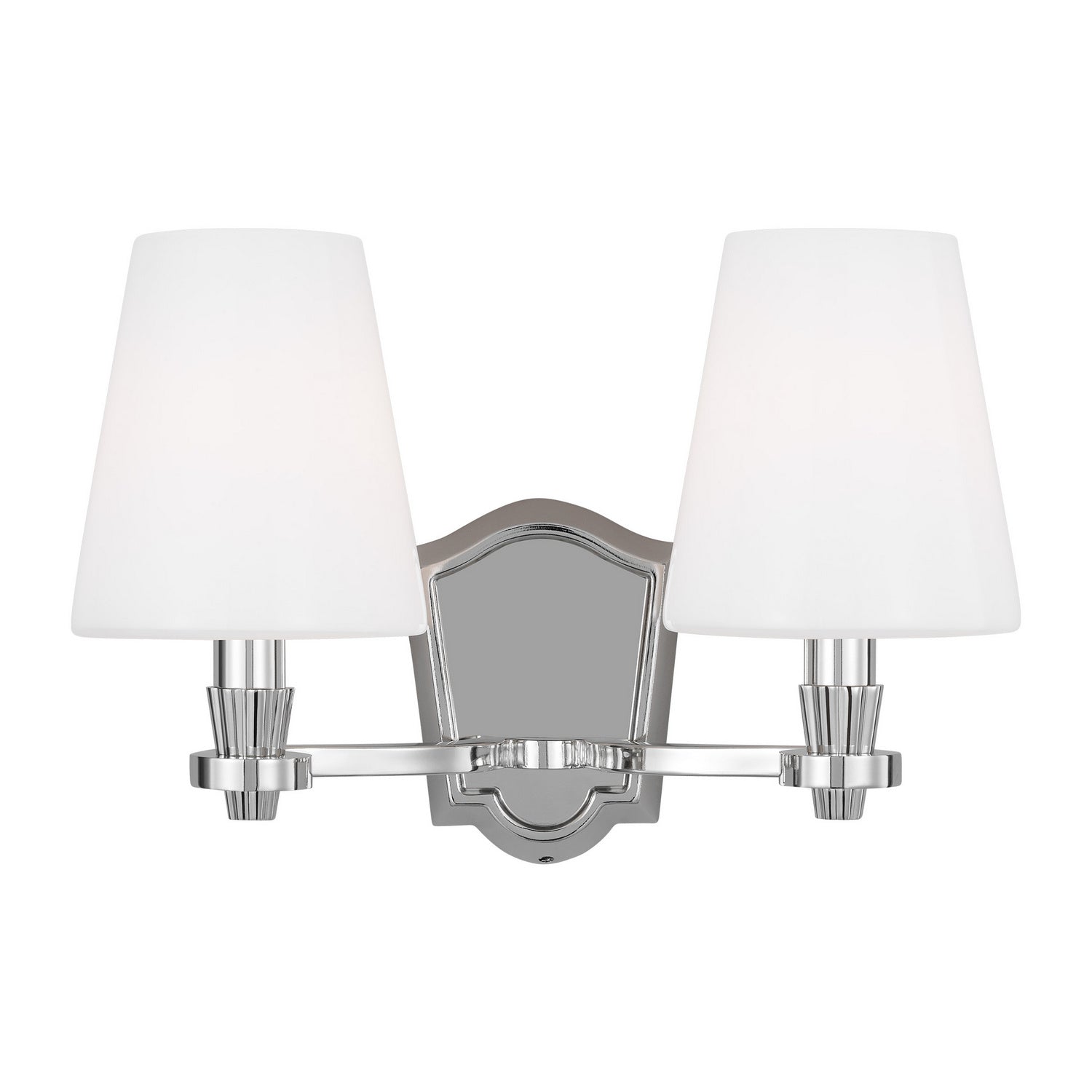 Visual Comfort Studio - AV1002PN - Two Light Vanity - Paisley - Polished Nickel