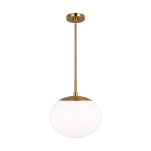 Visual Comfort Studio - EP1341BBS - One Light Pendant - Lune - Burnished Brass