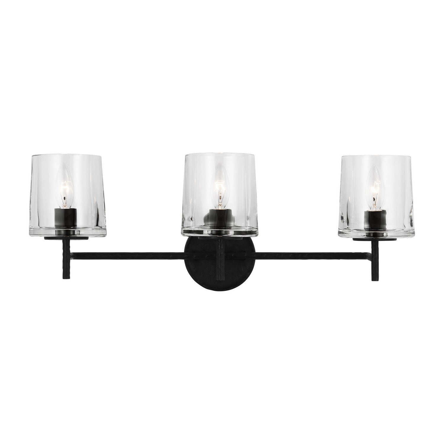 Visual Comfort Studio - EV1003AI - Three Light Vanity - Marietta - Aged Iron