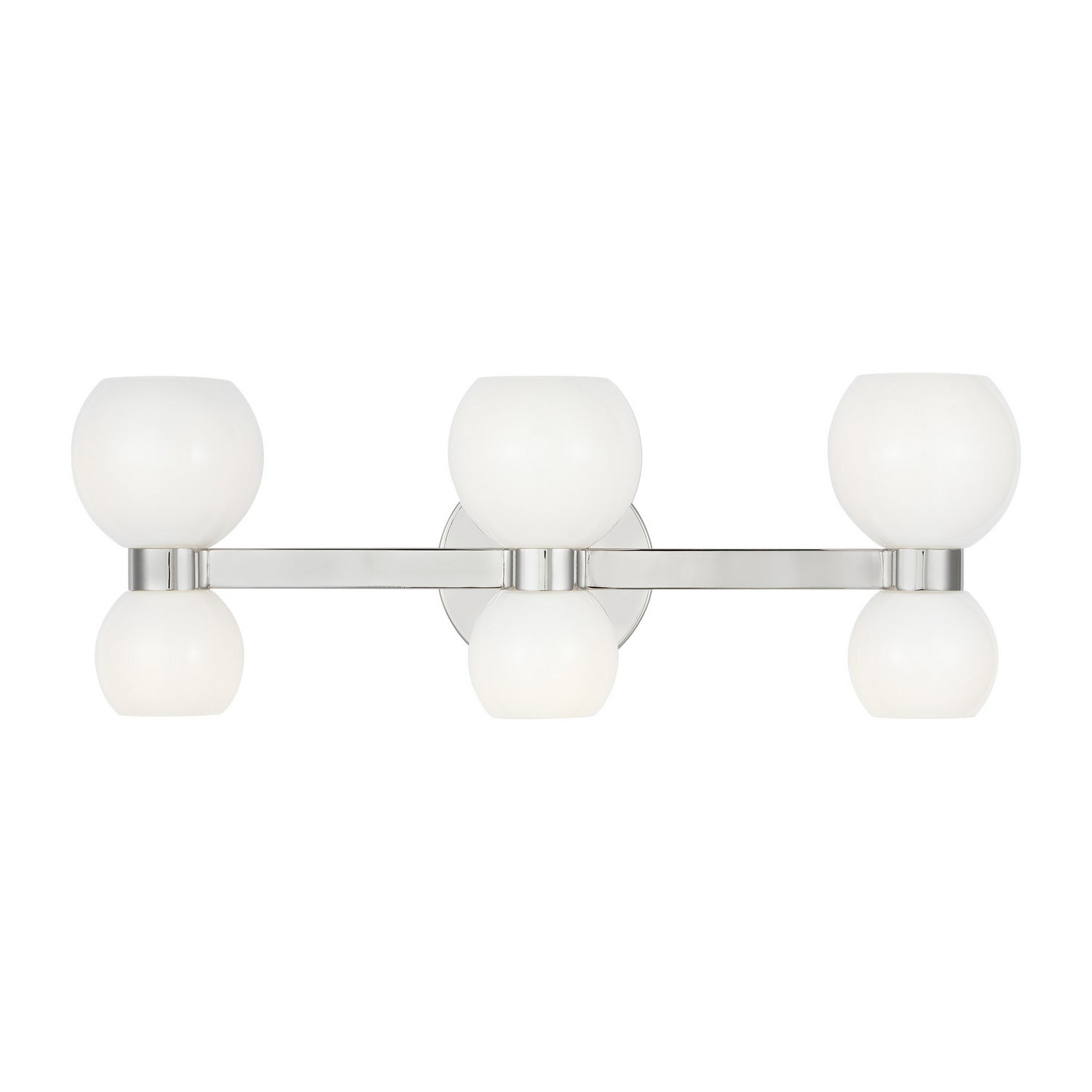 Visual Comfort Studio - KSV1006PNMG - Six Light Vanity - Londyn - Polished Nickel