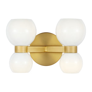 Visual Comfort Studio - KSW1034BBSMG - Four Light Wall Sconce - Londyn - Burnished Brass