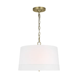 Visual Comfort Studio - LP1094TWBWLW - Four Light Pendant - Ivie - Time Worn Brass