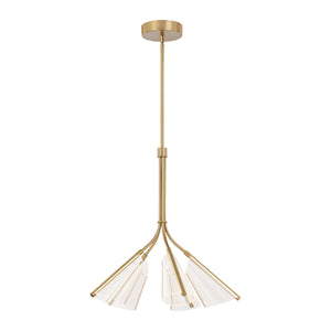 Kuzco Lighting - CH62628-BG/LG - LED Chandelier - Mulberry - Brushed Gold/Light Guide