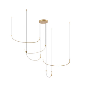 Kuzco Lighting - MP89570-BG - LED Pendant - Talis - Brushed Gold