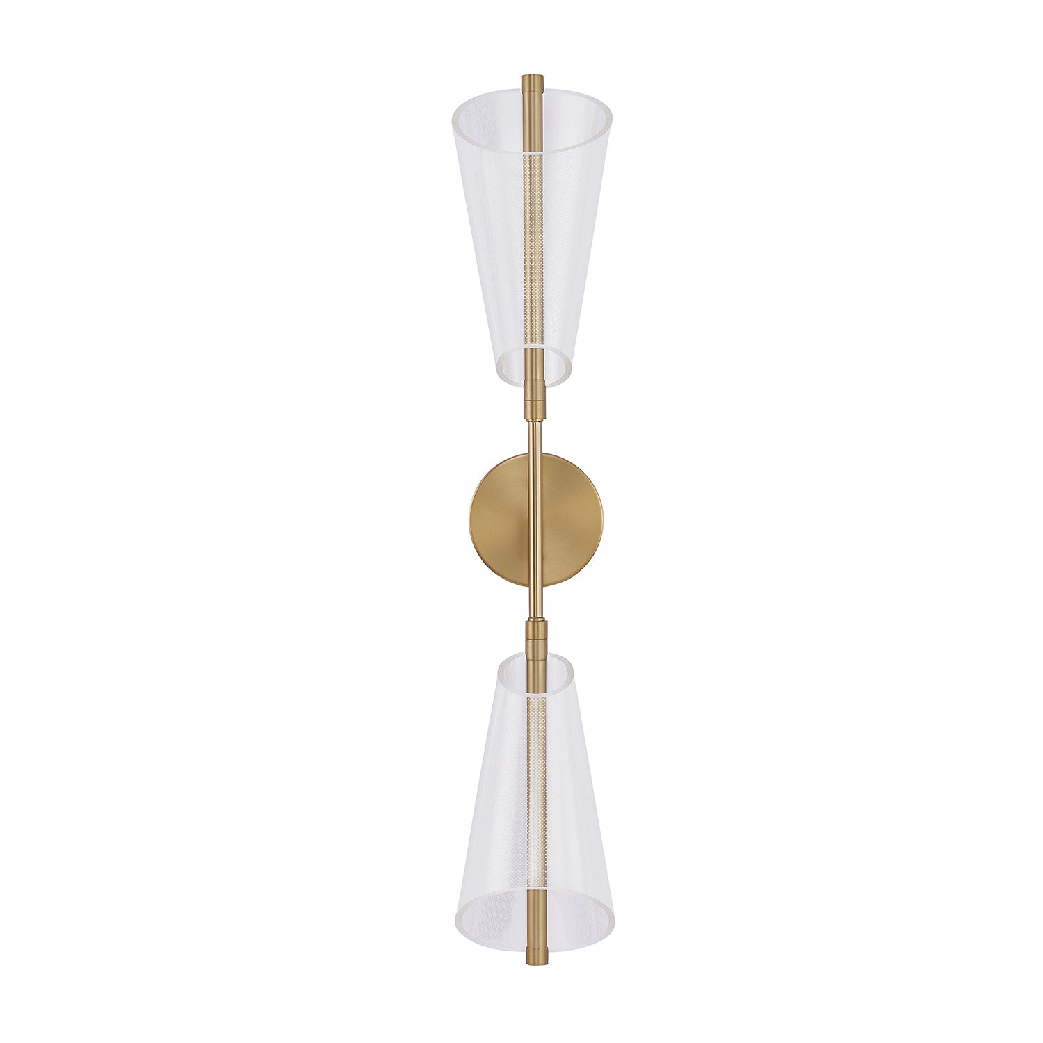 Kuzco Lighting - WS62629-BG/LG - LED Wall Sconce - Mulberry - Brushed Gold/Light Guide