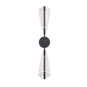 Kuzco Lighting - WS62629-BK/LG - LED Wall Sconce - Mulberry - Black/Light Guide