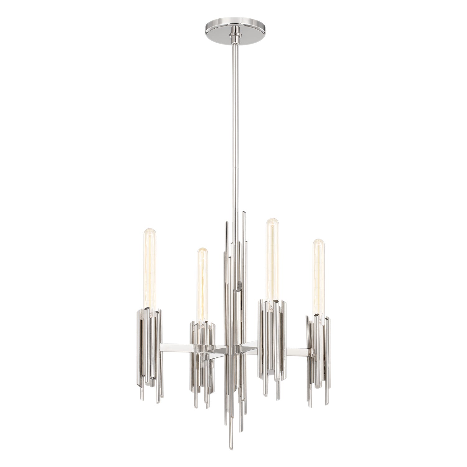 Alora - CH335019PN - Four Light Chandelier - Torres - Polished Nickel