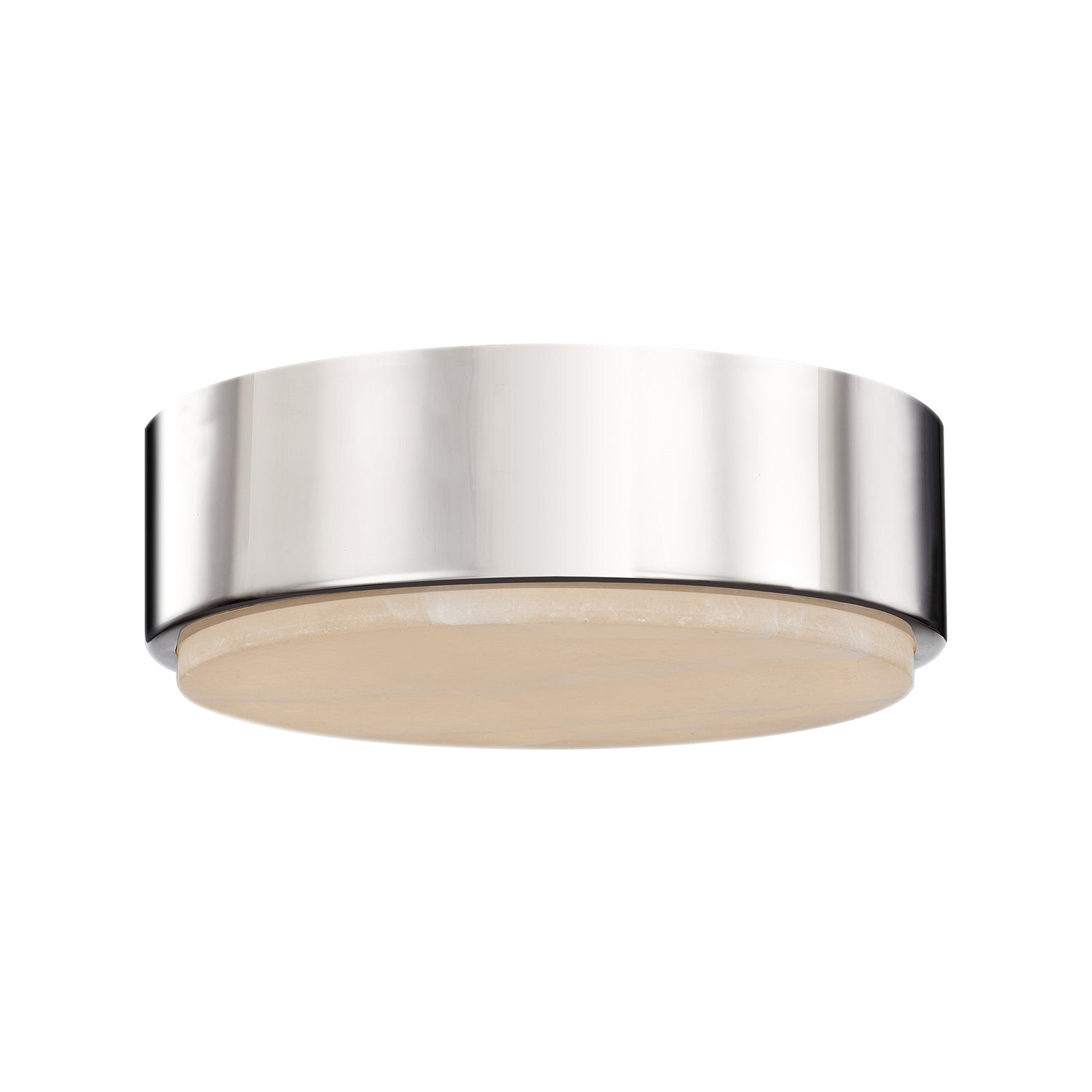 Alora - FM325108PNAR - LED Flush Mount - Blanco - Polished Nickel/Alabaster