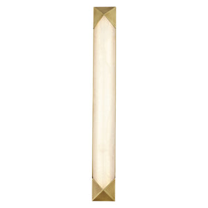 Alora - WV323225VBAR - LED Vanity - Caesar - Vintage Brass/Alabaster