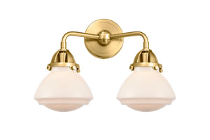 Innovations - 288-2W-SG-G321 - Two Light Bath Vanity - Nouveau 2 - Satin Gold