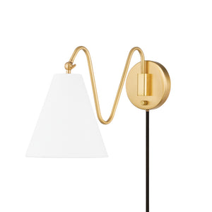 Mitzi - HL699101-AGB - One Light Wall Sconce - Onda - Aged Brass