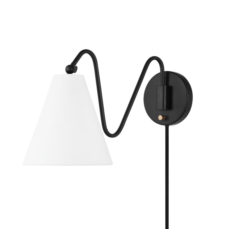 Mitzi - HL699101-SBK - One Light Wall Sconce - Onda - Soft Black