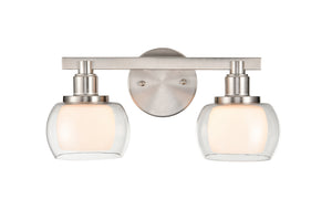 Innovations - 330-2W-SN-CLW - Two Light Bath Vanity - Cairo - Satin Nickel