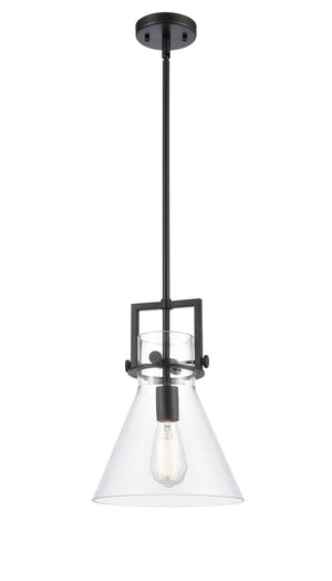 Innovations - 411-1S-BK-10CL-LED - LED Mini Pendant - Downtown Urban - Matte Black