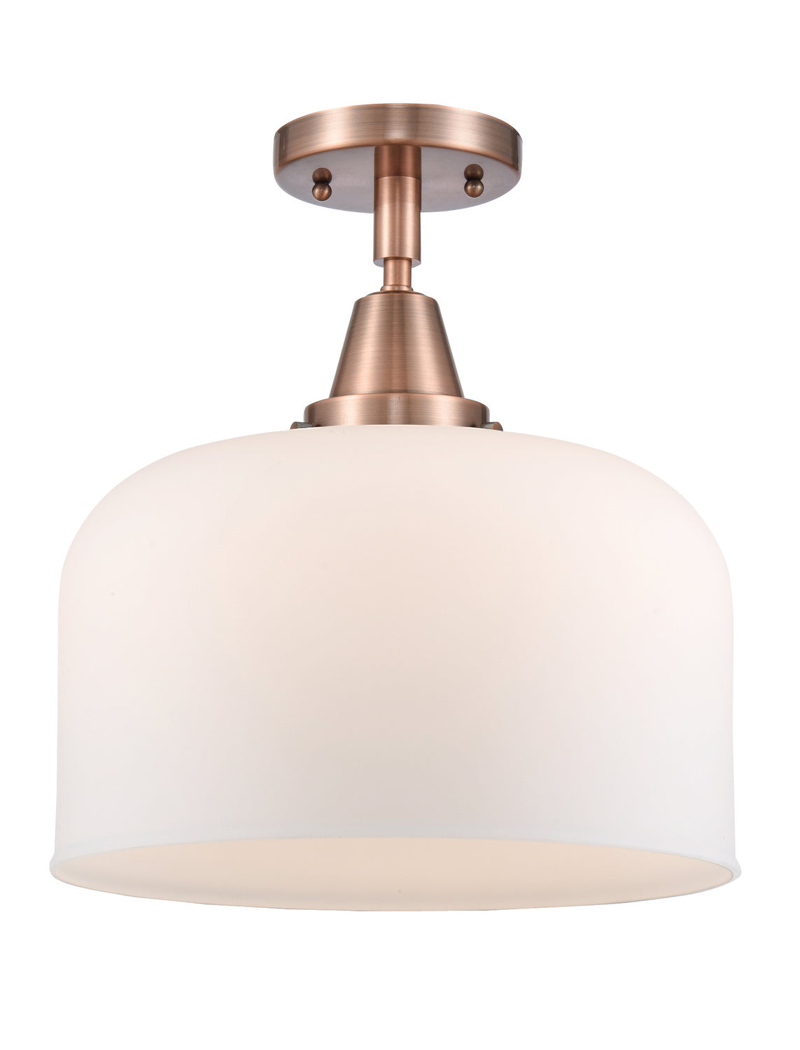 Innovations - 447-1C-AC-G71-L - One Light Flush Mount - Caden - Antique Copper