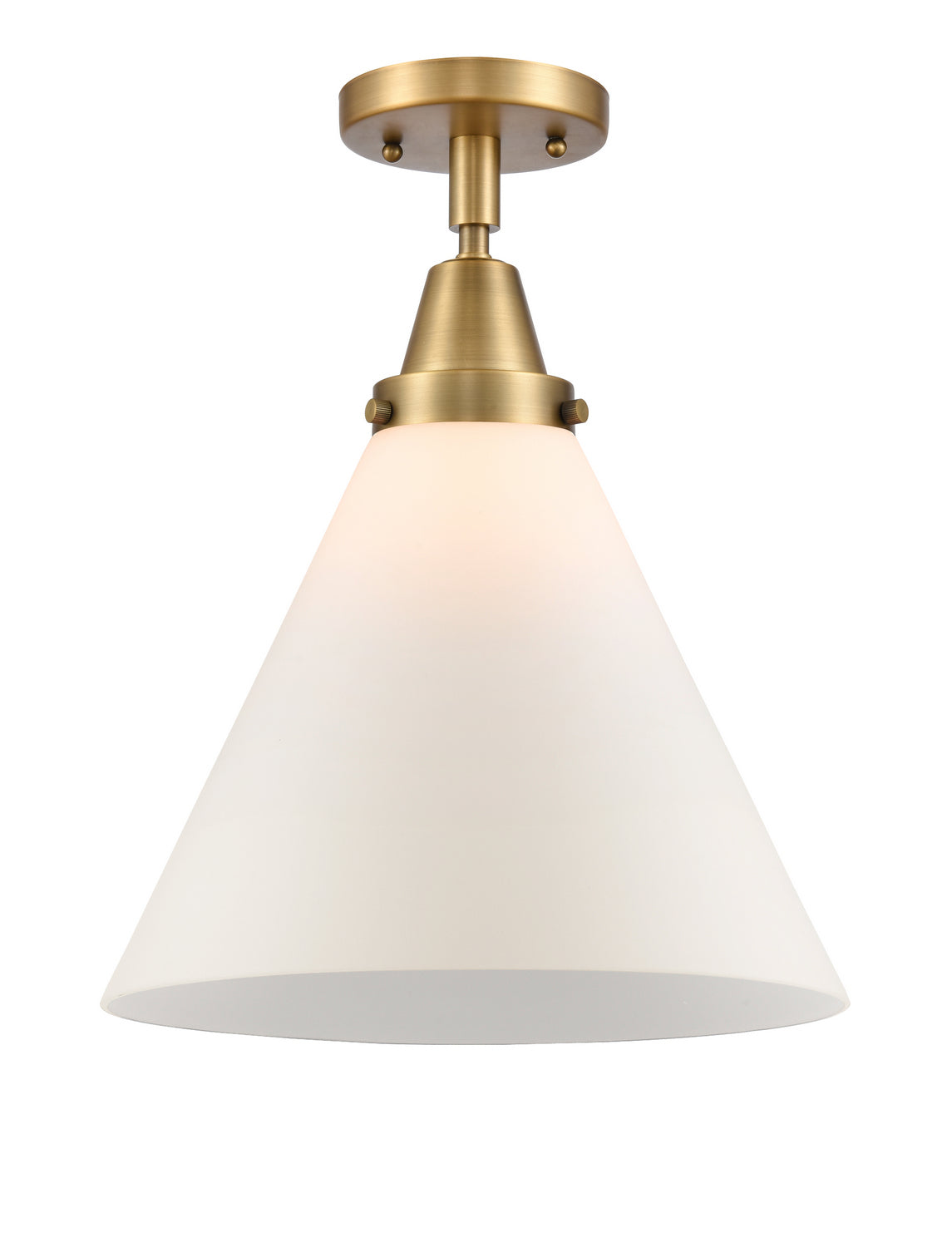 Innovations - 447-1C-BB-G41-L - One Light Flush Mount - Caden - Brushed Brass