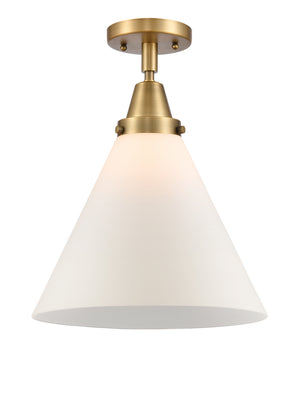 Innovations - 447-1C-BB-G41-L - One Light Flush Mount - Caden - Brushed Brass