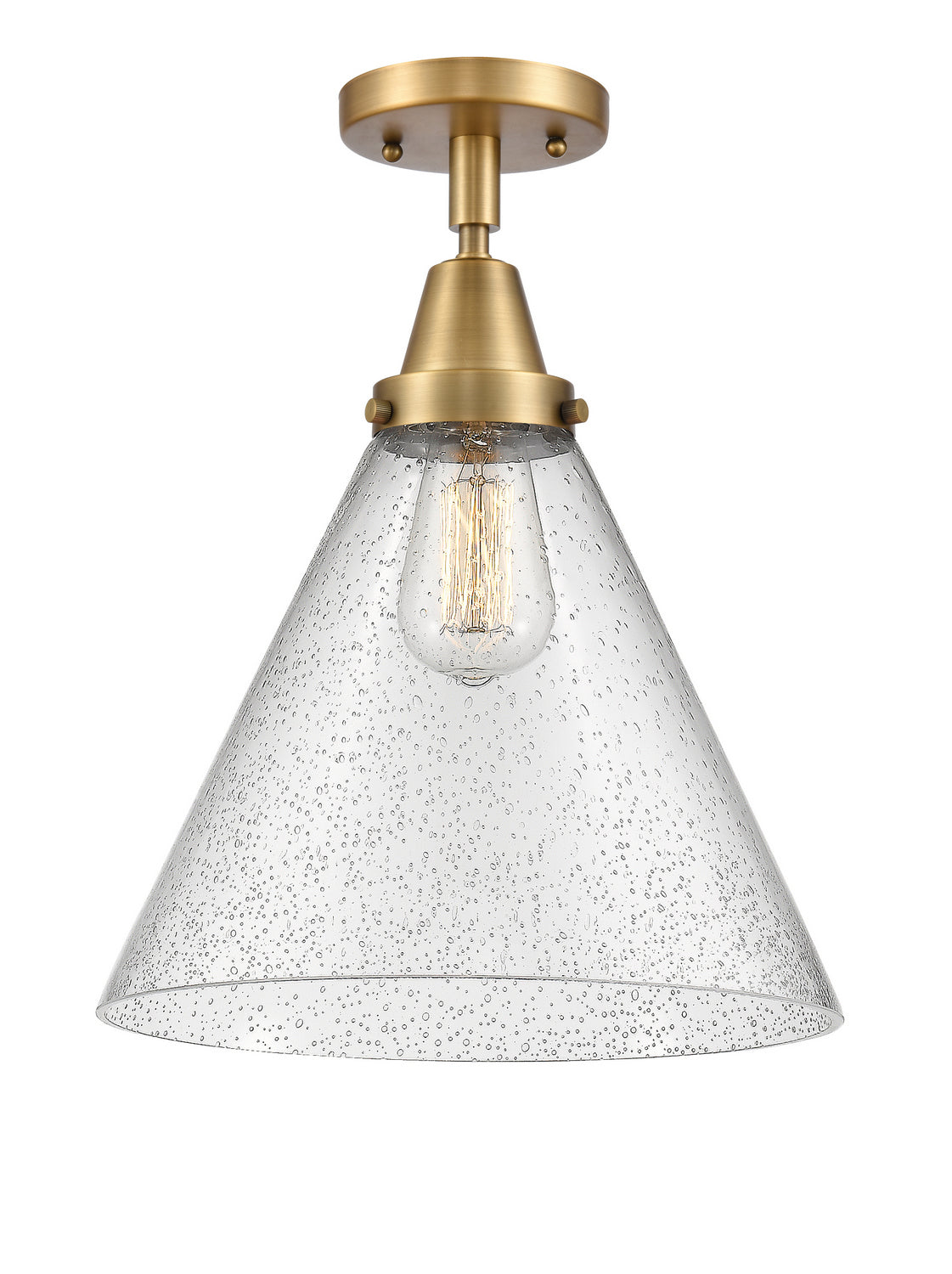 Innovations - 447-1C-BB-G44-L-LED - LED Flush Mount - Caden - Brushed Brass