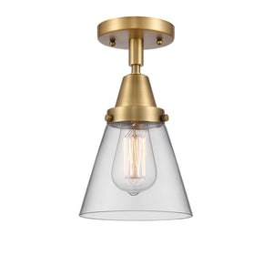 Innovations - 447-1C-BB-G62 - One Light Flush Mount - Caden - Brushed Brass