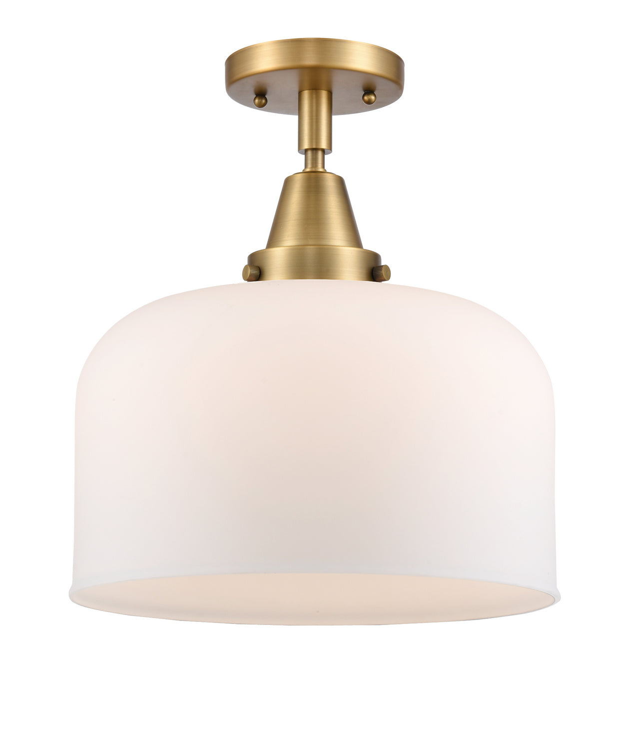 Innovations - 447-1C-BB-G71-L - One Light Flush Mount - Caden - Brushed Brass