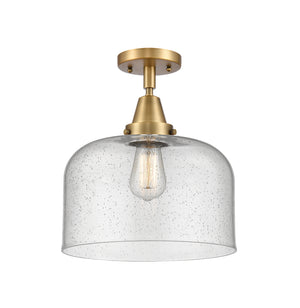 Innovations - 447-1C-BB-G74-L - One Light Flush Mount - Caden - Brushed Brass